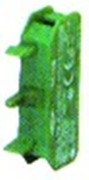 blocchetto di contatti ersce c10b 1no max. 230v 10a verde