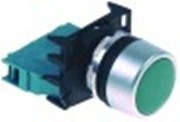 tasto dimensioni di montaggio diametro 22mm verde 1no completo copritasto