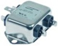 filtro di rete tipo fn610-3/06 110/250v 50/60hz conduttore 2 con t attacco faston maschio 6,3mm