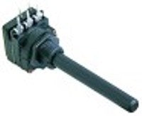 potenziometro 5kohm angolo di rotazione 310° con interruttore alb. l 35mm alb. diametro  6mm