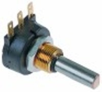 potenziometro 10kohm angolo di rotazione 360° alb. l 18mm filetto m10x0,75 lungh. fil. 9mm