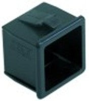 alloggiamento interruttore singolo dimensioni di montaggio 28,5x28,5mm nero