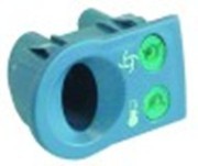 alloggiamento interruttore grigio-azzurro pos. di montaggio sx temperatura / pompa