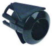 alloggiamento interruttore incasso diametro  16mm bombato nero diametro  15,9mm diametro  est. 20mm h 23,5mm