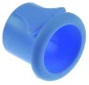 alloggiamento interruttore dimensioni 25x25mm int. diametro  21,4mm celeste