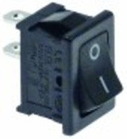 interruttore a pressione dimensioni di montaggio 19x13mm nero 1no 250v 10a