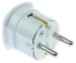 spina angolare cee7/4 tipo f ad angolo 3 poli contatti p+n+t max. 16a max. 230v