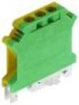 morsetto componibile phönix control tipo uslkg10 0,5-10mm² giallo/verde per barra din 35mm h 45mm