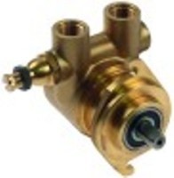 testa pompa fa204 fluid-o-tech l 75mm 200l/h attacco 3/8" gas con by-pass ottone