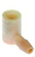 attacco per tubo santoprene manicotto diametro  7mm lungh. man. 14mm