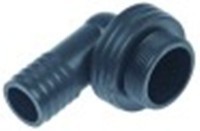 attacco per tubo f1: m32x1,5 tubi diametro  21mm plastica per pompa