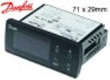regolatore elettronico danfoss tipo erc211 dimensioni di montaggio 71x29mm aliment. 230v
