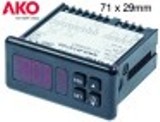 regolatore elettronico ako tipo ako-d14726 dimensioni di montaggio 71x29mm aliment. 230v