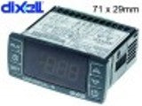 regolatore elettronico dixell tipo universal-r4 dimensioni di montaggio 71x29mm aliment. v