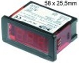 termometro evco tipo tm103t n7 dimensioni di montaggio 58x25,5mm 230v tensione ac