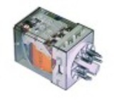 rele di potenza 24vac 10a 3co attacco collegamento a spina rotondo 11 poli 250v