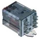 rele di potenza finder 24vac 16a 2co attacco faston maschio 6,3mm fissabile con viti