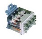 rele di potenza finder 230vac 12a 4co attacco faston maschio 4,8mm barra din