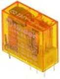 rele per circuito stampato 230vac 2co a 250v 8a attacco pin distanza fra i puntalini 5mm finder