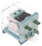 rele di potenza finder 230vac 30a 1no attacco faston maschio 6,3mm barra din