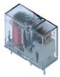 rele per circuito stampato 24vdc 1co a 250v 16a attacco pin distanza fra i puntalini 5mm