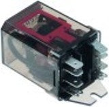 rele schrack 230vac 25a 2co attacco f6,3 con aletta di fissagio a 250v 25a