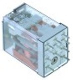 rele per circuito stampato 24vac 3co a 250v 10a attacco pin distanza fra i puntalini 6,6mm