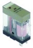 rele per circuito stampato 24vac 1co 1 poli a 250v 10a attacco faston maschio 4,8mm