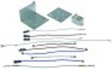 rele per circuito stampato 230vac 30a 2co attacco faston maschio 6,3mm kit 250v 2 poli