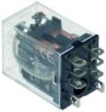 rele omron 24vac 10a 2co attacco f4,8 fissabile con viti codice costr. ly2 24vac