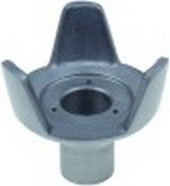 supporto rotazione fori diametro 15mm H 76mm