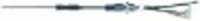 sonda al cuore tc k (nicr-ni) cavo ptfe bulbo -40 a +250°c cavo -40 a +250°c attacco spina