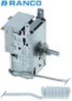termostato ranco tipo k55-l5115 bulbo diametro  12mm bulbo l 29mm lungh. capillare 1600mm 1nc