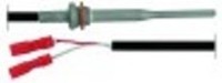 sonda di temperatura tc j (fe-cuni) cavo silicone bulbo -50 a +1150°c cavo -50 a +180°c