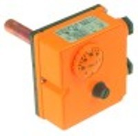 termostato ad asta campo di lavoro 0-90°c 1nc/1co 2 poli 16a bulbo diametro  1/2"mm bulbo l 100mm