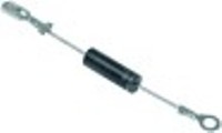 diodo ad alta tensione tipo hv03-12 f27 attacco f4,8mm / occhiello m4 per microonde