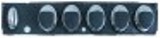 barretta di tasti pos. di montaggio sx tasti 6 l 205mm lar. 42mm argenteo adattabile a faema