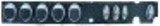 barretta di tasti pos. di montaggio dx tasti 9 l 305mm lar. 42mm argenteo adattabile a faema