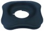 coperchio L 150mm lar. 150mm gomma fori diametro 55mm