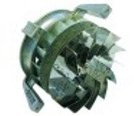 ventilatore per aria calda 230v fasi 1 50hz 0,12kw 2600rpm velocità 1 l1 100mm l2 34mm l3 33mm