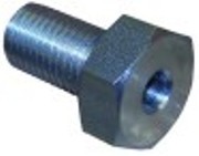 vite a testa esagonale filetto m12x1,5 sx lungh. fil. 22mm foro diametro  6,3mm ch 19
