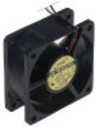 ventilatore assiale l 60mm lar. 60mm h 25mm 12vdc 2,28w boccola cuscinetto attacco cavo 300mm