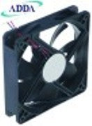 ventilatore assiale l 119mm lar. 119mm h 25mm 24vdc 5w boccola cuscinetto attacco cavo 350mm
