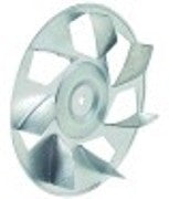 ventola diametro  154mm lar. 25mm sede albero diametro  6x5mm materiale cromato pale 7