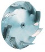 ventola diametro  180mm lar. 27mm sede albero diametro  7mm pale 8