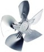 ventola aspirante diametro  254mm fissaggio ventola 25,4mm inclinazione delle pale 25° lar. 38mm alluminio