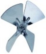 ventola premente diametro  96mm sede albero diametro  4mm inclinazione delle pale 26° lar. 18mm alluminio