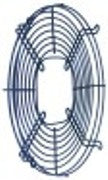griglia per ventola diametro  230mm h 27mm interasse di fissaggio 1 266mm