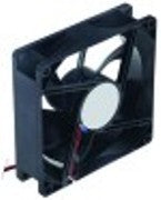 ventilatore assiale l 92mm lar. 92mm h 25mm 24vdc 2,4w boccola cuscinetto attacco cavo 300mm adda