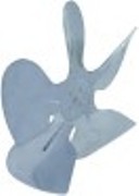 ventola diametro  225mm sede albero diametro  7mm alluminio pale 5